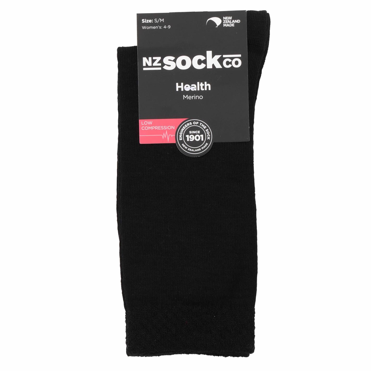 NZ Socks Ladies Merino Comfort Top Sock